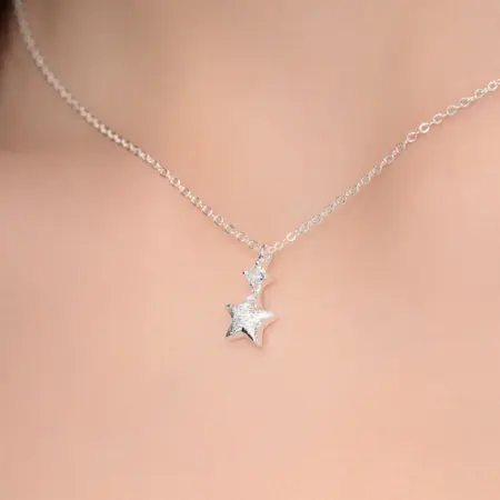 Подвеска с цепочкой Звезда. YOUNA