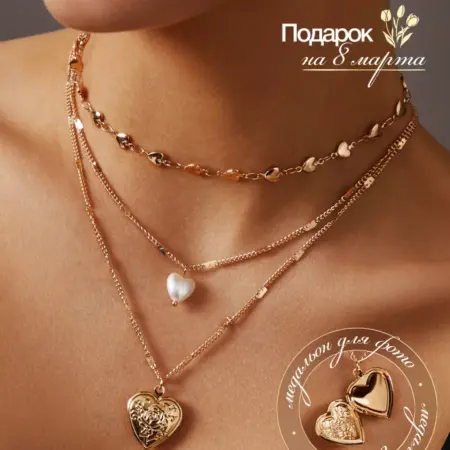 Подвеска на шею медальон для фото. Yula Keri