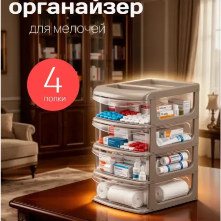 Универсальный бокс мини (4 секции). Уголок сказки