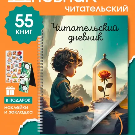 Читательский дневник для школьного чтения девочки мальчики. AXLER Store