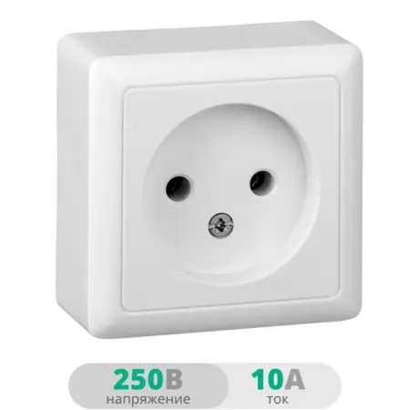 Розетка накладная Шнайдер Хит. Магазин VIBES