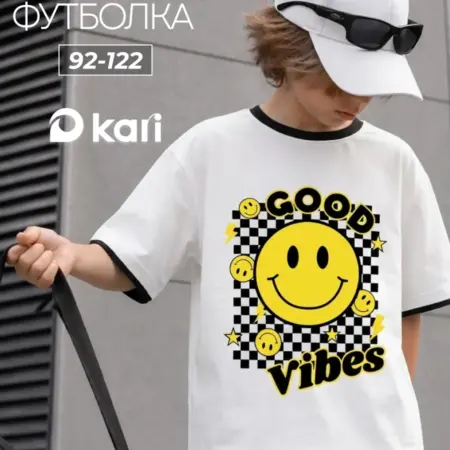 Футболка для мальчика с принтом. KARI
