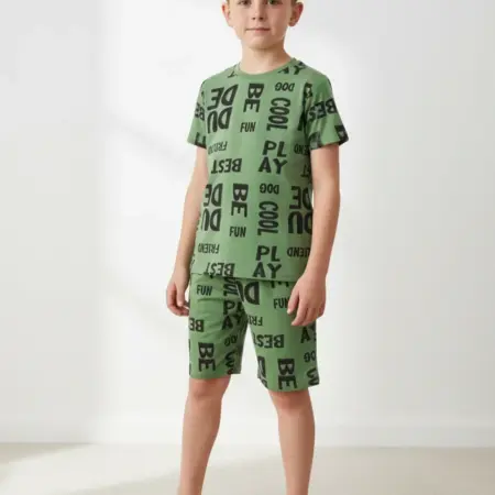 Пижама для мальчика с шортами и футболкой. KARI