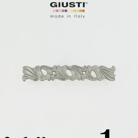 Италия Ручка для мебели Скоба WMN829 96 мм. Матовое серебро. EMAR