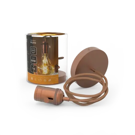 Светильник декоративный подвесной Decor медный E27, 1 м. GAUSS - ОФИЦИАЛЬНЫЙ МАГАЗИН