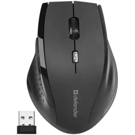 Мышь беспроводная Accura MM-365 бесшумная черная. ЭлектроЦентр