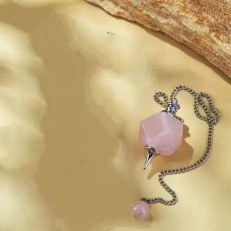 Маятник кулон биолокационный из натурального камня. YV  Your valour