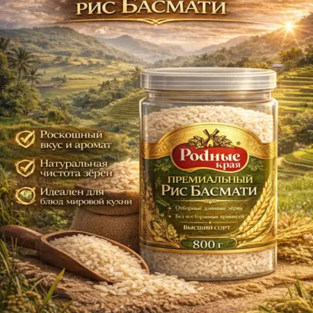 Рис Басмати 800гр. SOBRANIE