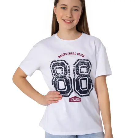 Футболка оверсайз детская подростковая с принтом хлопок. Kapika