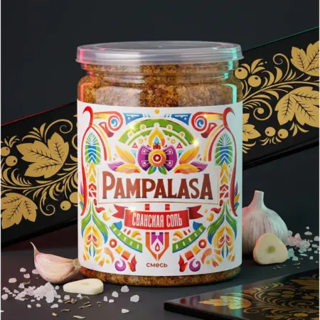 Сванская (чесночная) соль, натуральная, 300 грамм. Pampalasa