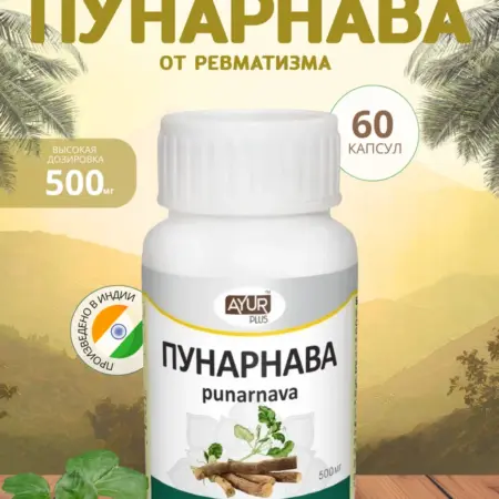 Пунарнава АюрПлюс, Punarnava (здоровые почки). Greencardamon