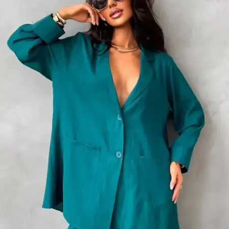 Костюм брючный летний двойка с пиджаком. KATY PRETTY