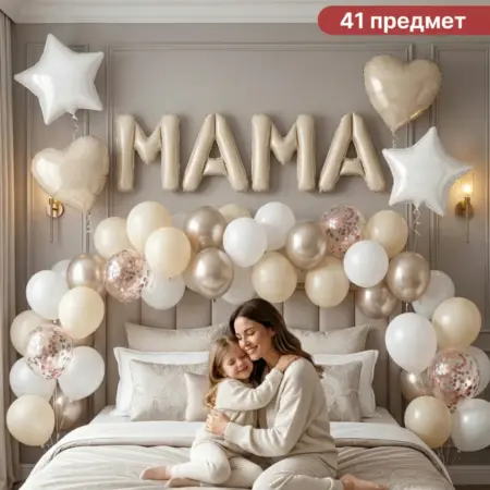 Воздушные шары МАМА для фотозоны. Home party
