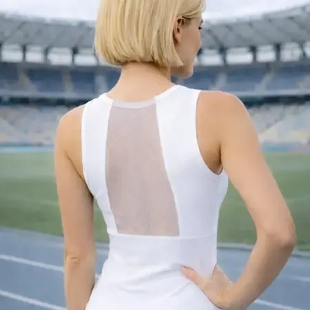 Спортивная майка с сеткой на спине. WILL WIN - одежда для спорта