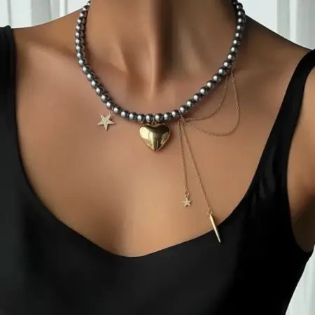 Колье чокер бижутерия на шею с подвесками. Сима-Ленд - Дом и Сад