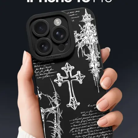 Чехол на iPhone 15 Pro с крестами. SCDesign