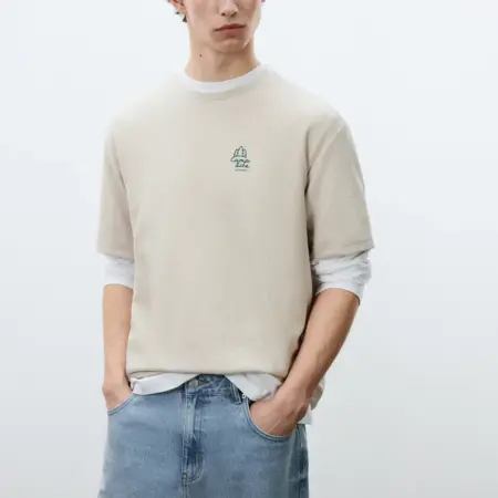 Футболка прямая с принтом. MELON FASHION GROUP
