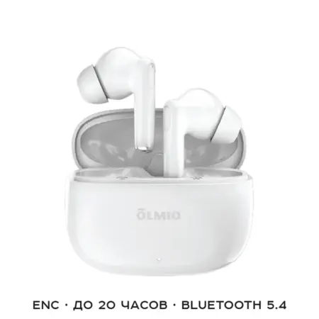 Беспроводные TWS наушники Bluetooth 5.4 с ENC, до 20 ч. МаркетРобот