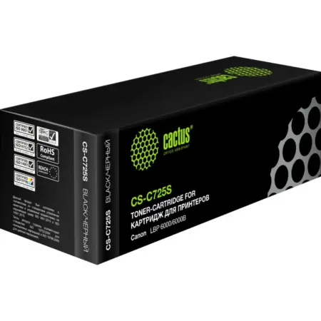 Картридж лазерный 725 (CS-C725S), черный. Getsy