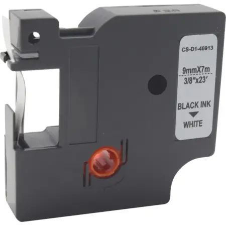 Картридж ленточный CS-D1-40913, черный на белом фоне. Getsy