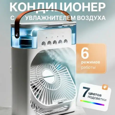 Вентилятор настольный с увлажнителем портативный type c 29. ИП Евдокимов