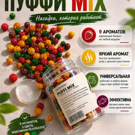Насадка для рыбалки пуф плавающая. MASTERTITAN