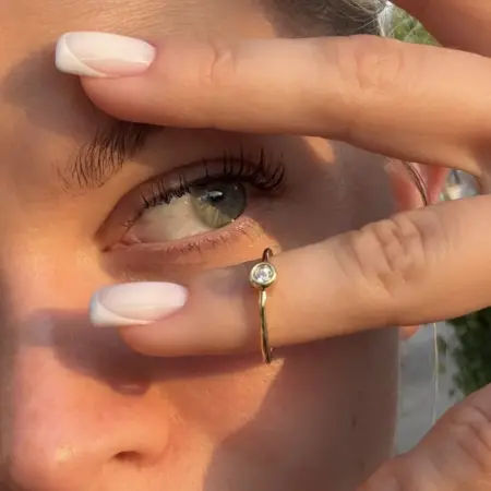 Кольцо на фалангу с камнем. Dari accessory