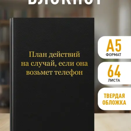 Блокнот. План действий на случай, если она возьмет телефон. ТД Эксмо