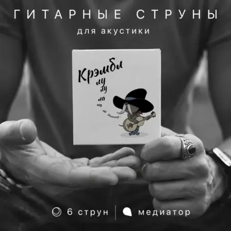 Струны металлические для акустической гитары. Интернет Революция