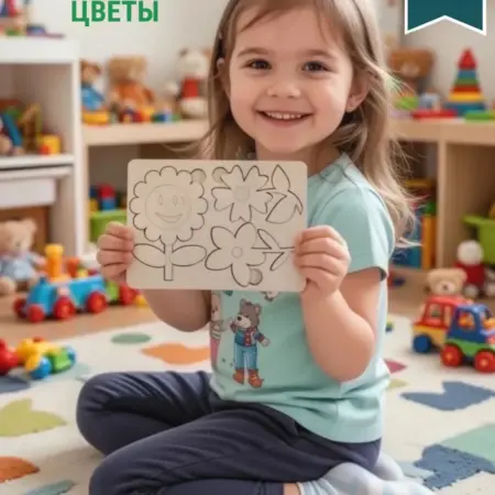 Сортер цветы. Уголок сказки