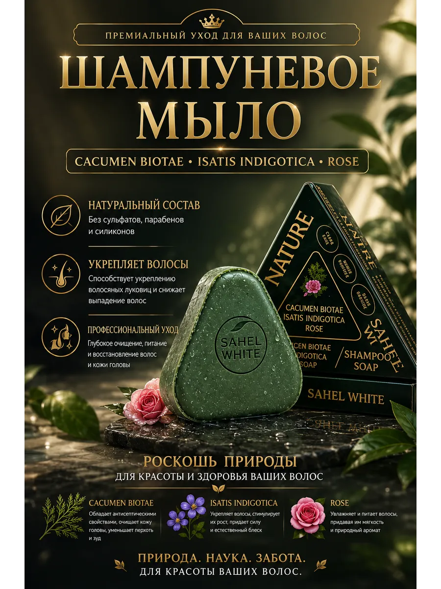 Треугольник мыло шампунь. LIM