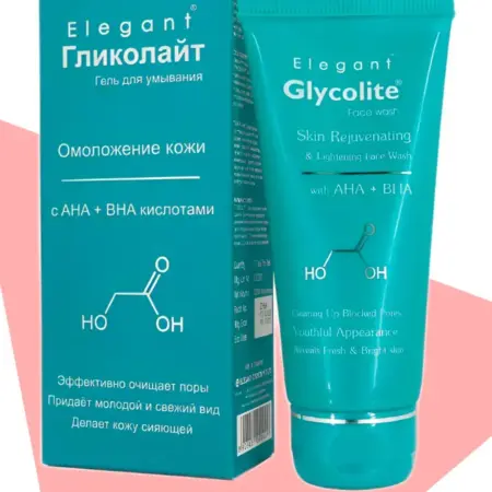 Гель для умывания Гликолайт Face Wash с кислотами 60 мл. PEROLITE