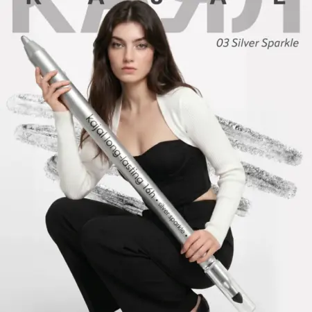 Карандаш для глаз 16 H LONG-LASTING KAJAL каял тон 03 SILVER…. ВЕЛЕС