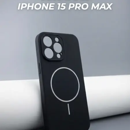Чехол на iPhone 15 Pro Max с защитой камеры. MOZZ